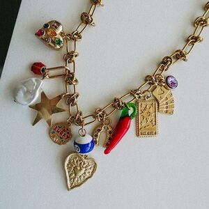Hot streak charm necklace